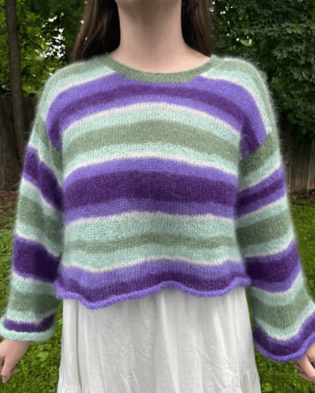 The Candy Floss Sweater Knitting Pattern