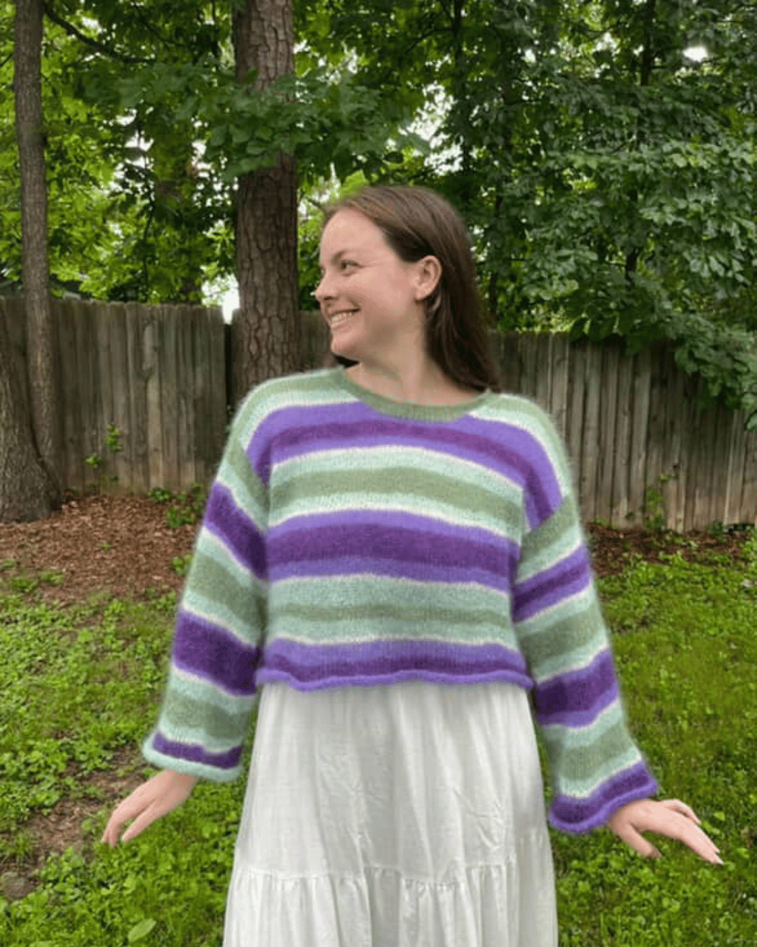 The Candy Floss Sweater Knitting Pattern