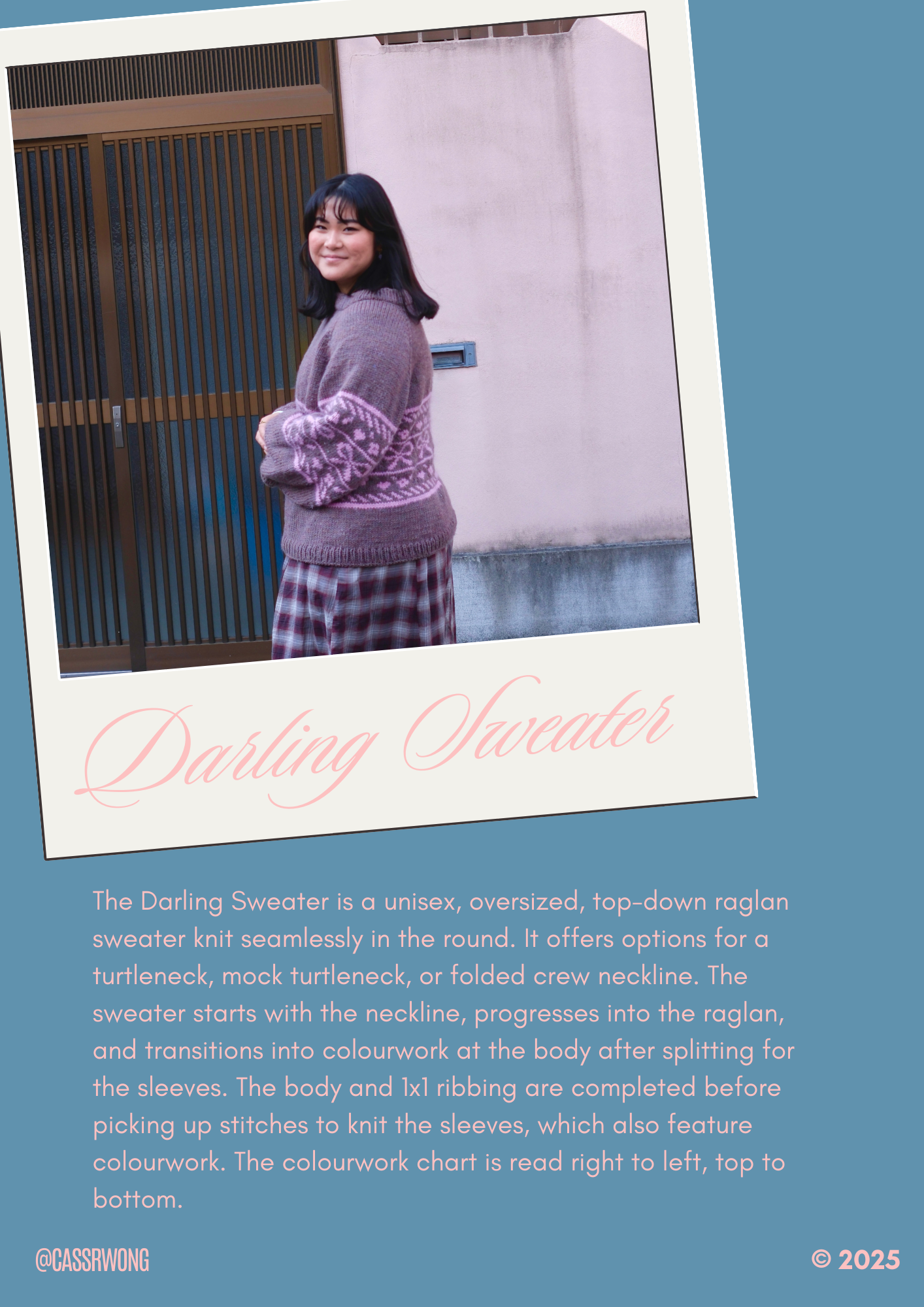 The Darling Sweater Knitting Pattern
