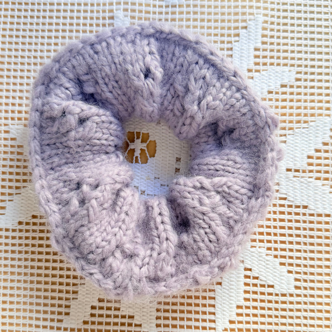 Knit Scrunchies