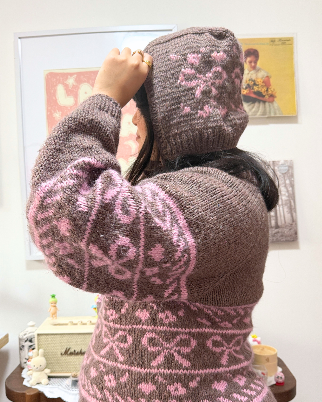 Darling Bonnet Knitting Pattern