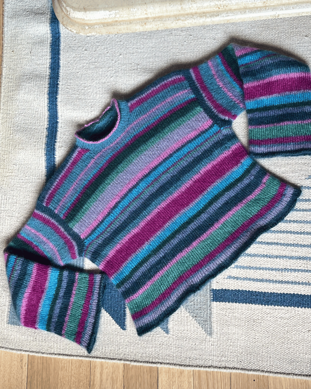 The Candy Floss Sweater Knitting Pattern
