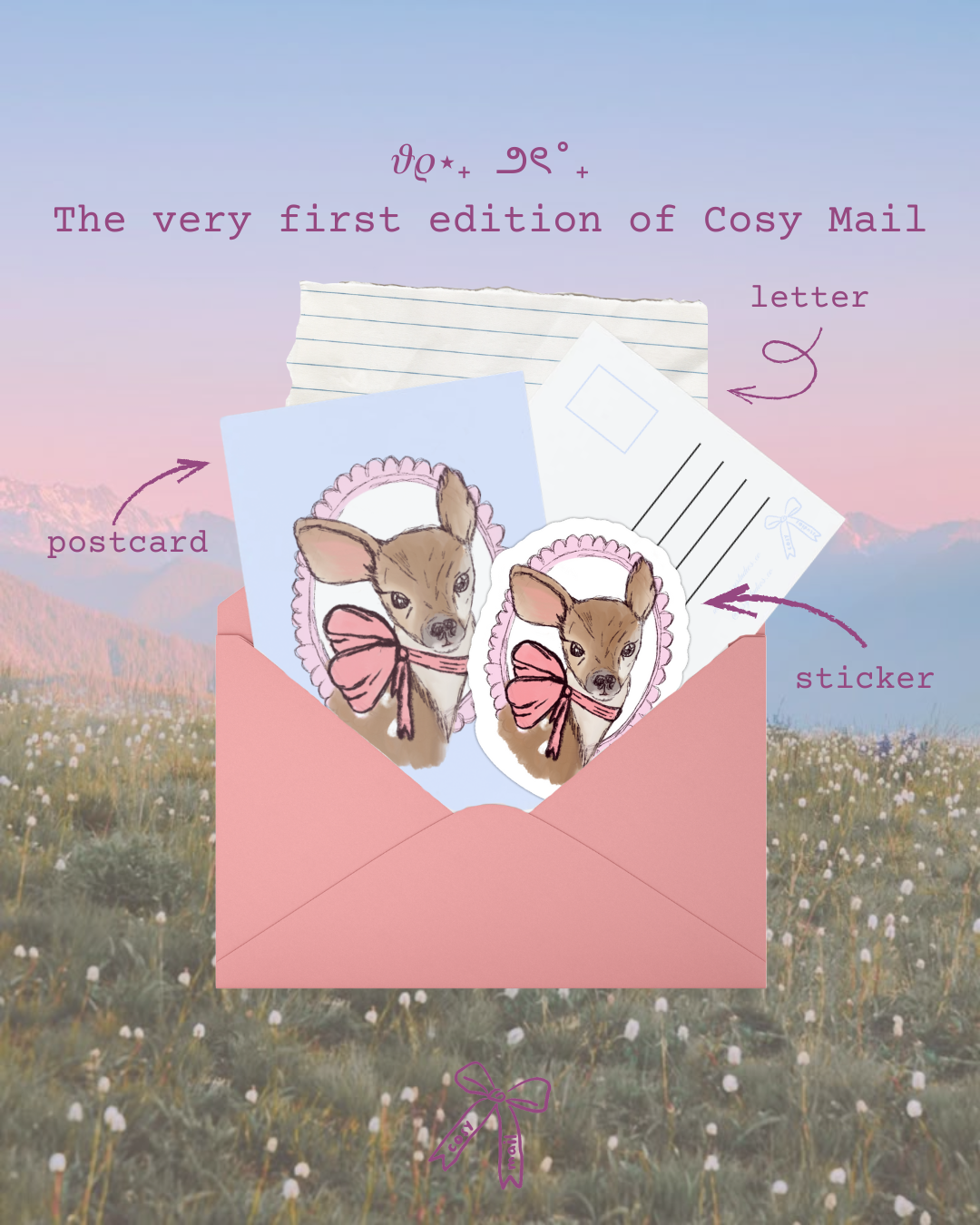 💌 Cosy Mail – monthly snail mail club
