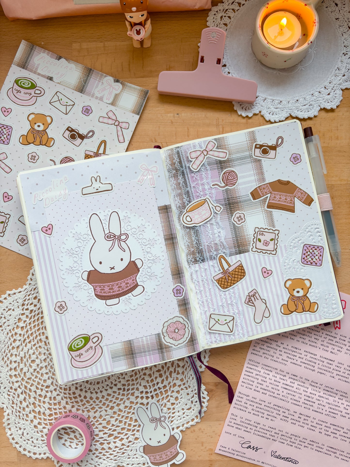 darling bunny postcard