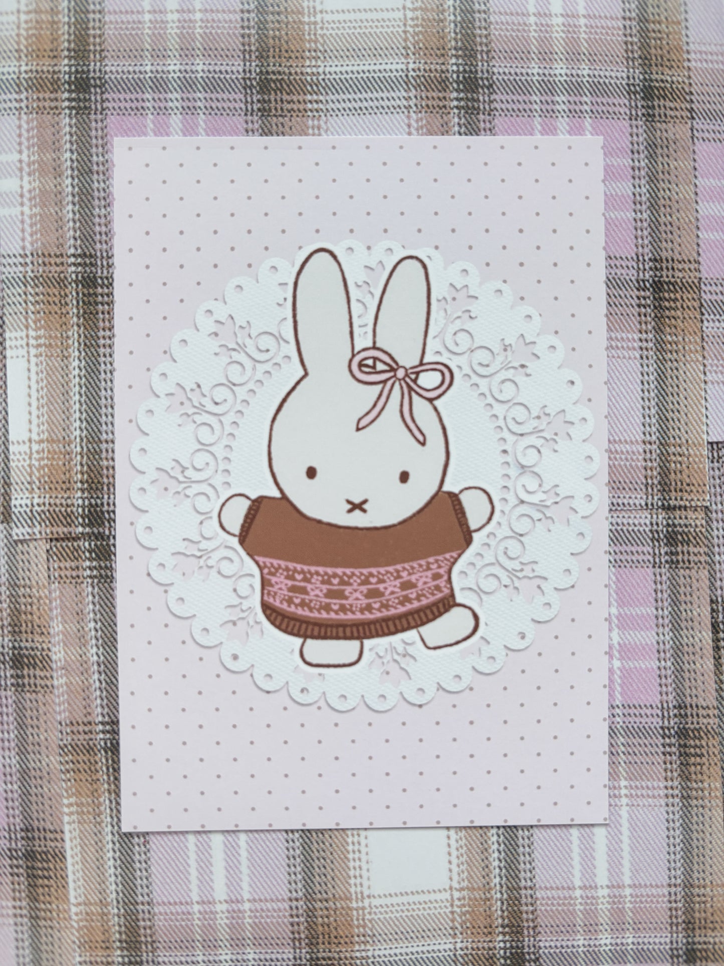 darling bunny postcard