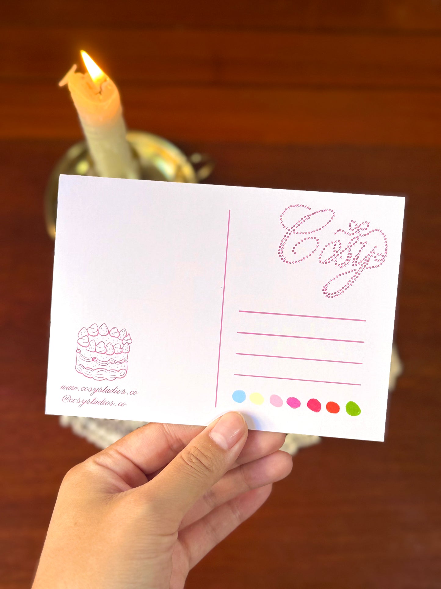 Birthday Party A6 postcard