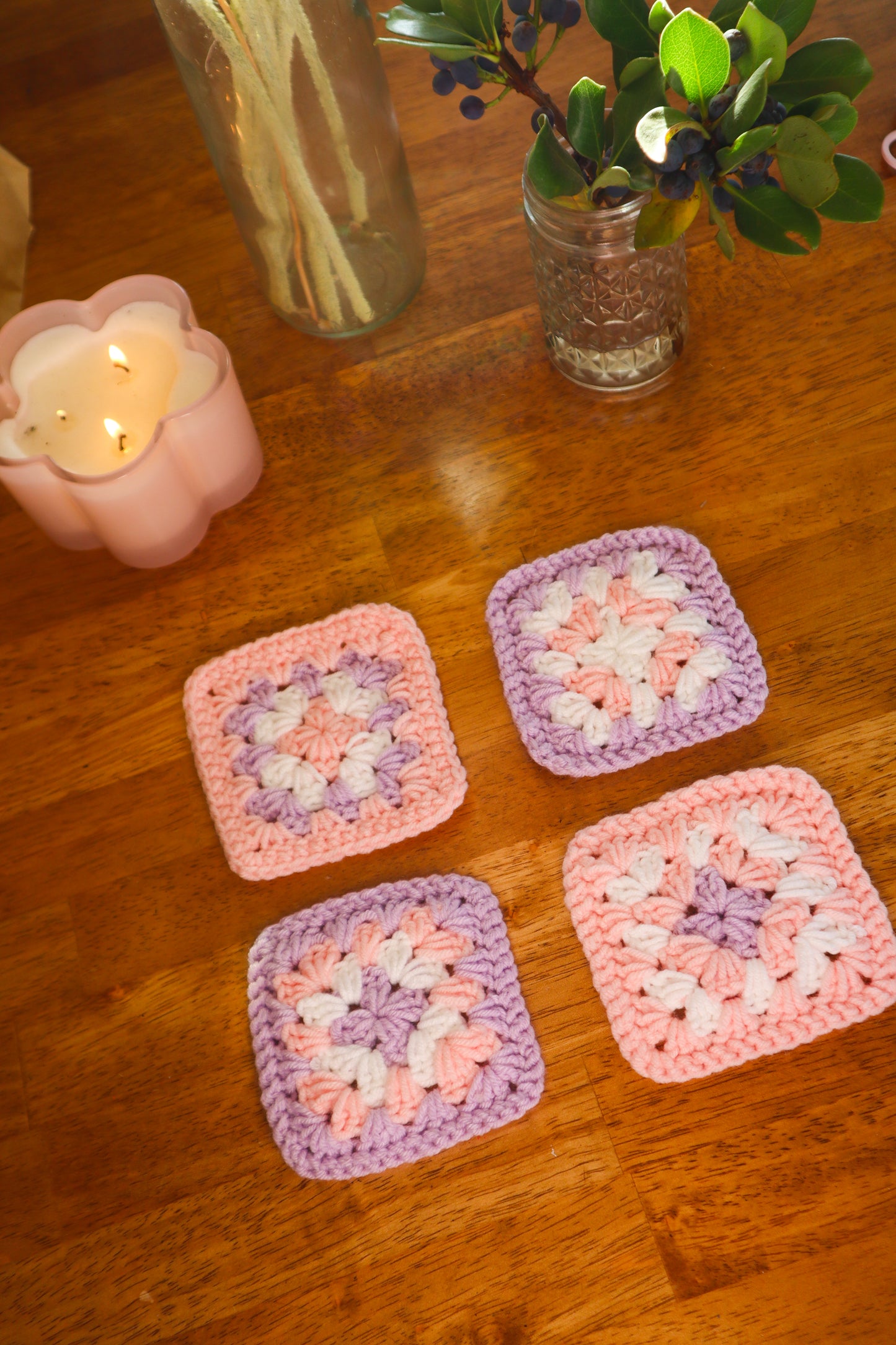 Crochet Coaster Set