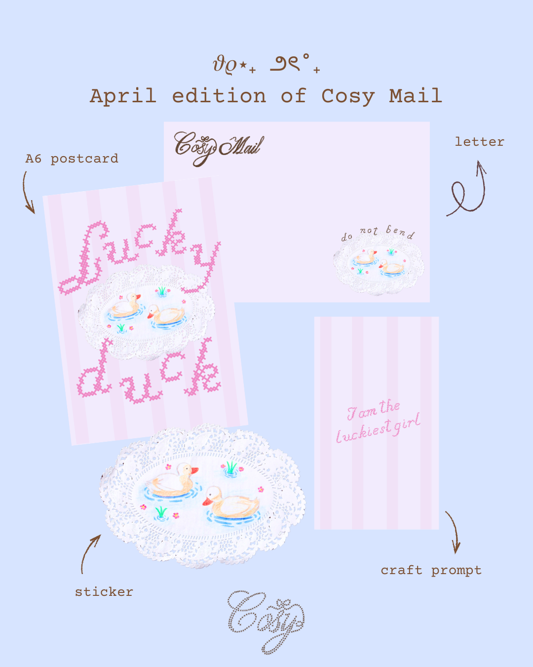 💌 Cosy Mail – monthly snail mail