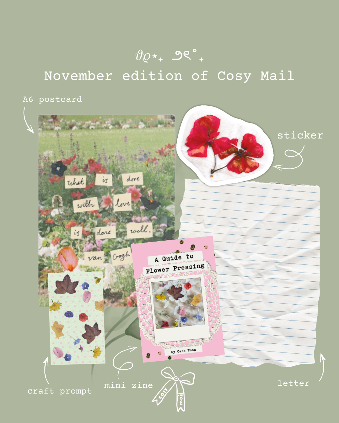 💌 Cosy Mail – monthly snail mail