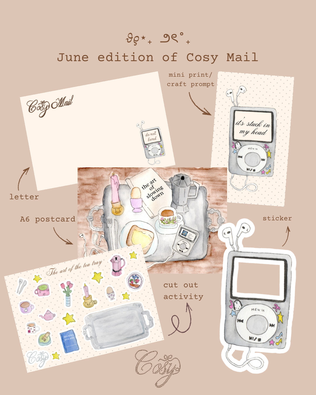 💌 Cosy Mail – monthly snail mail club