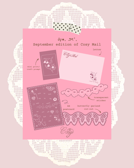 💌 Cosy Mail – monthly snail mail club