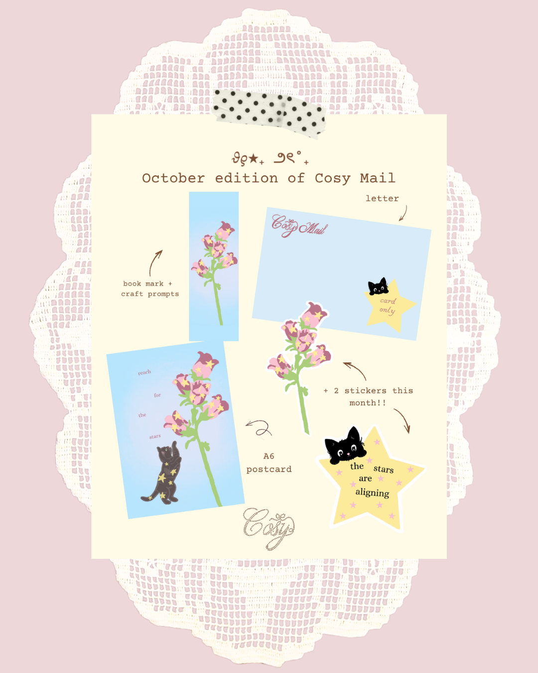 💌 Cosy Mail – monthly snail mail club