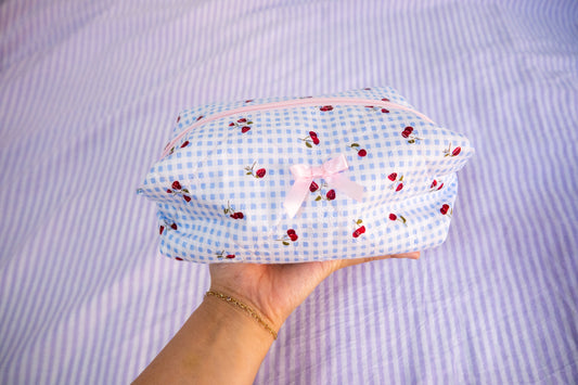 Strawberry Fields Makeup Bag