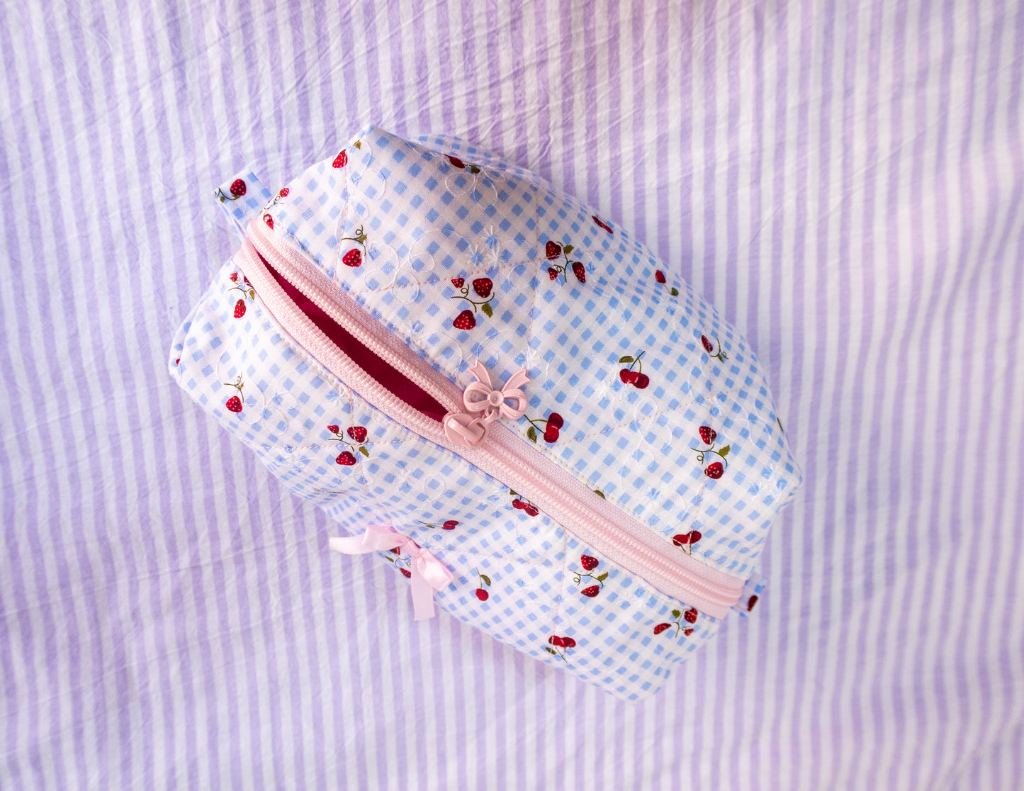 Strawberry Fields Makeup Bag