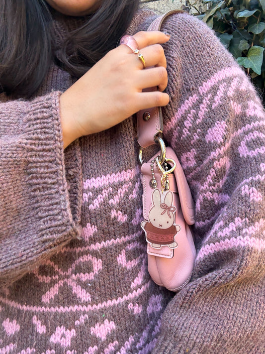 darling bunny keyring