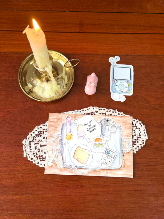 The Art of The Tea Tray A6 postcard