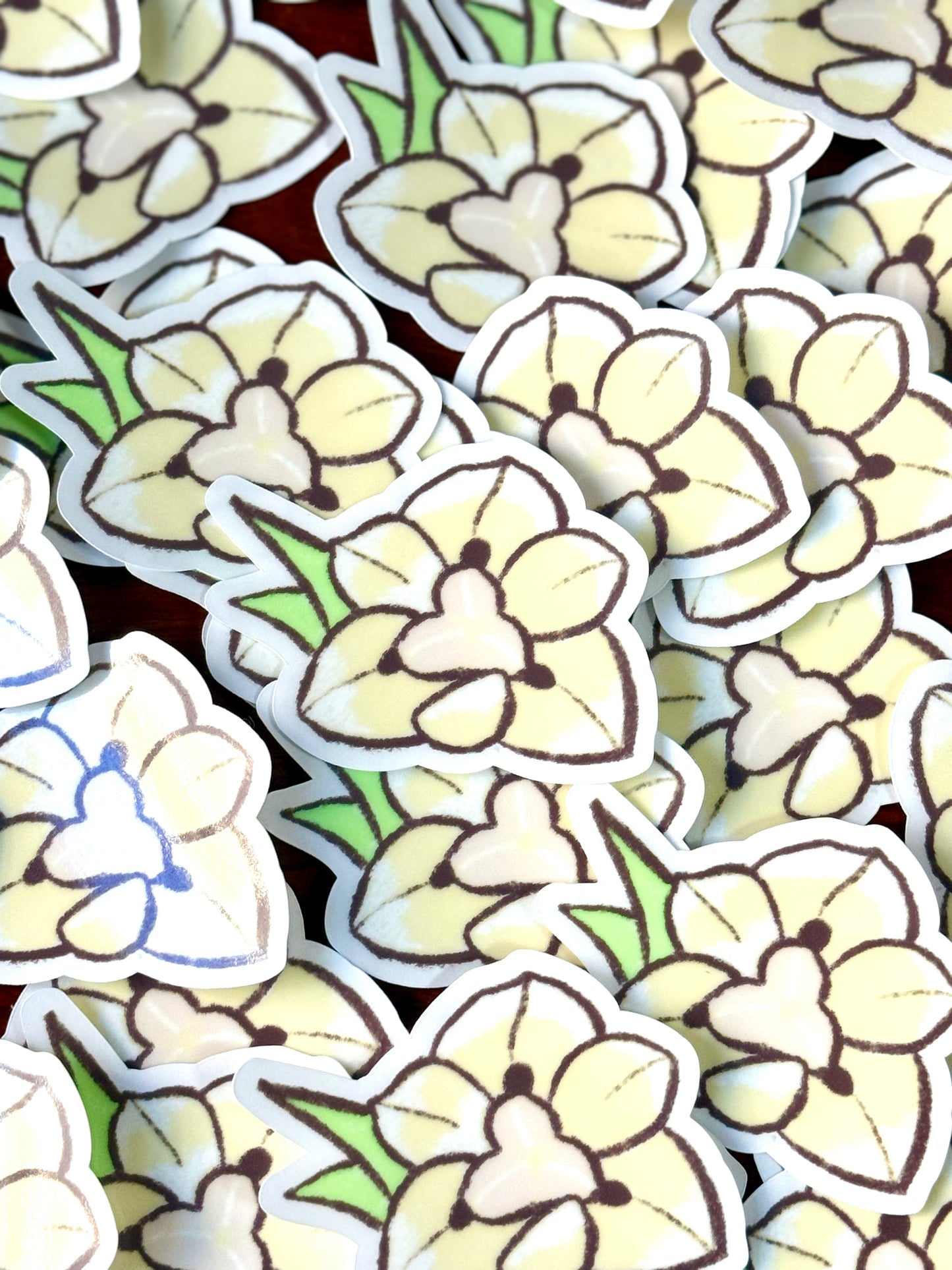 Orchid sticker