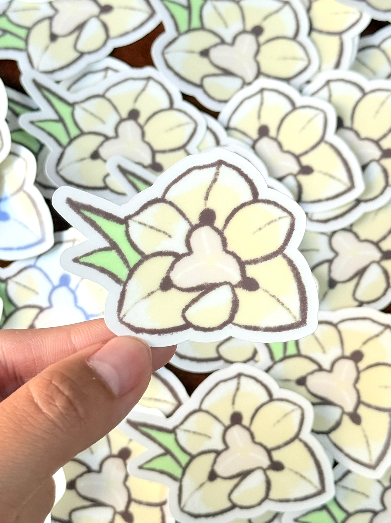 Orchid sticker